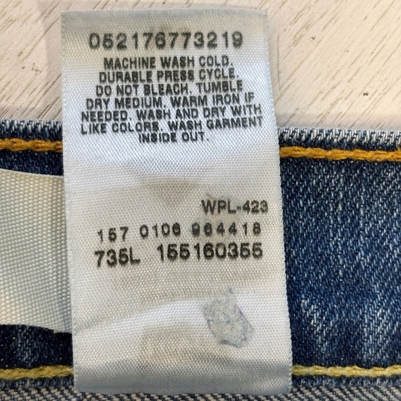 Levi’s 515 boot cut jeans 12 S short blue - Picture 4 of 6